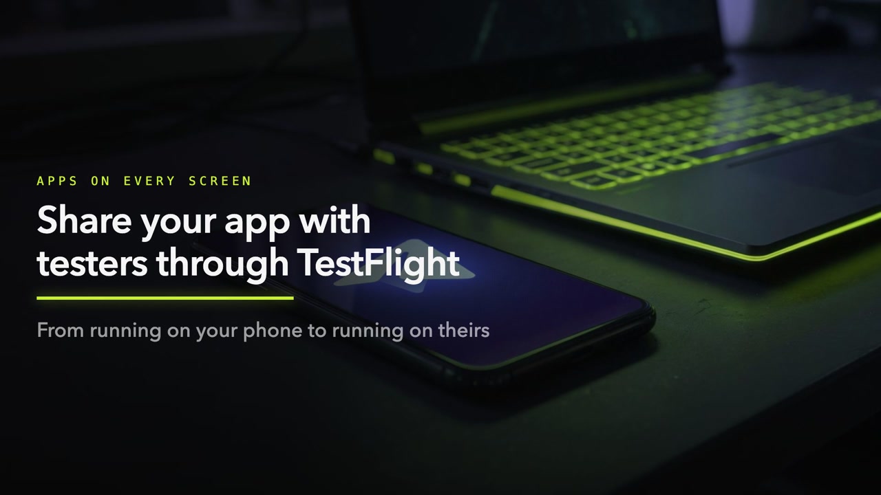 Share your app with testers through TestFlight: members-only session video