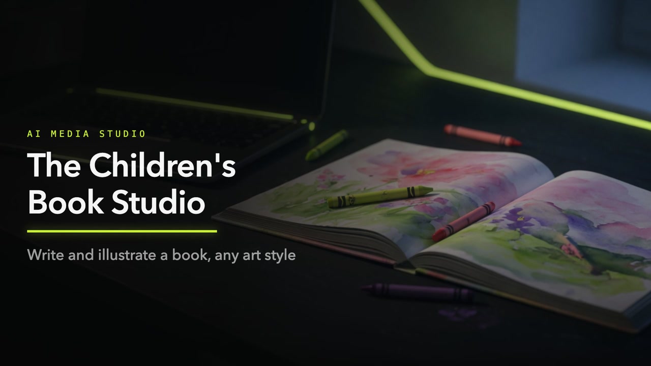 The Children's Book Studio: write and illustrate a book in any art style: members-only session video